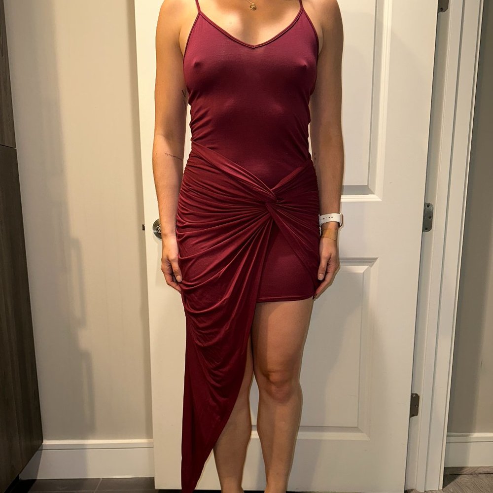 Krisa medium maroon dress in medium